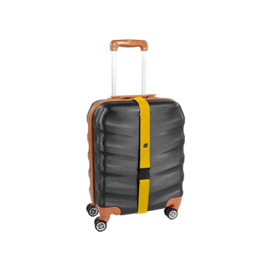 Pas transportowy zabezpieczający do walizki żółty 40mm x 190 cm