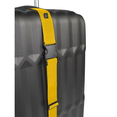 Pas transportowy zabezpieczający do walizki żółty 40mm x 190 cm