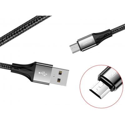 Kabel Micro USB 3A 20 cm do smartfona