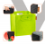 Pojemnik filcowy kosz organizer pudełko do szafy jasno zielony